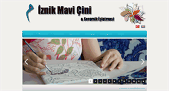 Desktop Screenshot of iznikmavicini.com