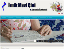 Tablet Screenshot of iznikmavicini.com
